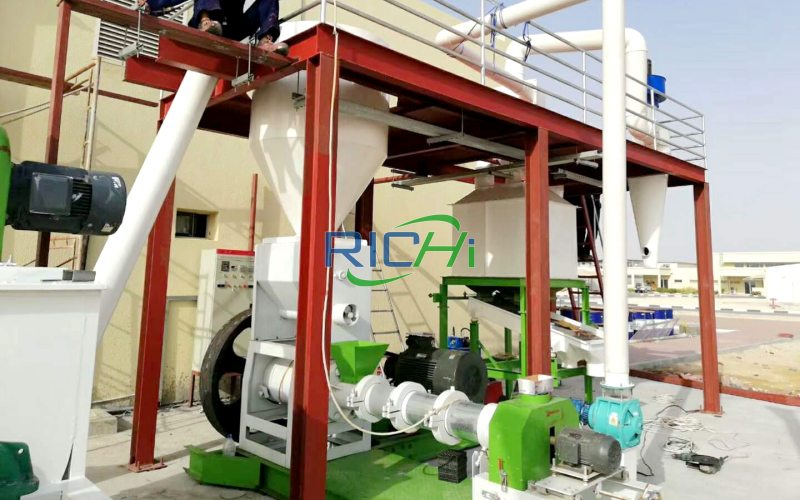 200-250KG/H Floating Fish Feed Mill Plant for sale Nigeria