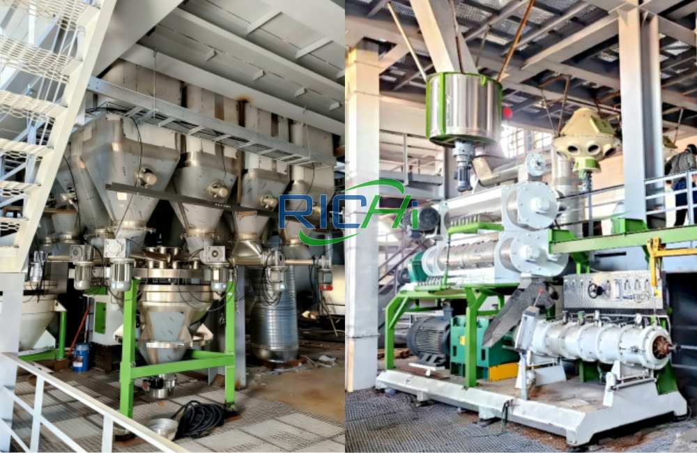 5–6 tons/hour Fish Feed Production Line In Russia