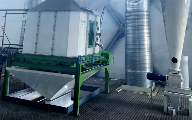 Counterflow Pellet Cooler for Sale Russia