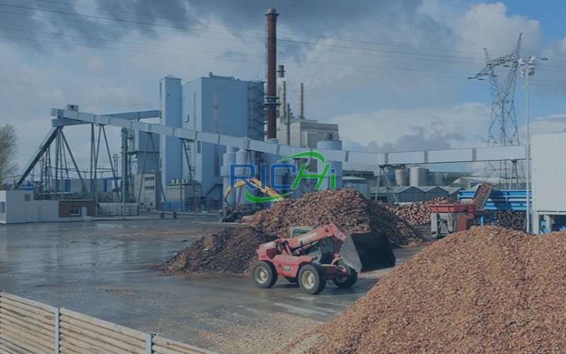 Straw pellet production line