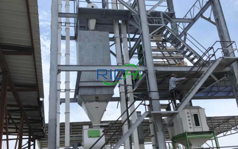 5-7T/H poultry feed mill plant