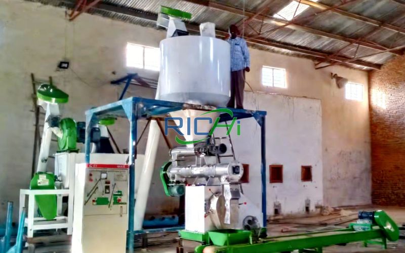 3 t/h sheep feed production line in Tanzania