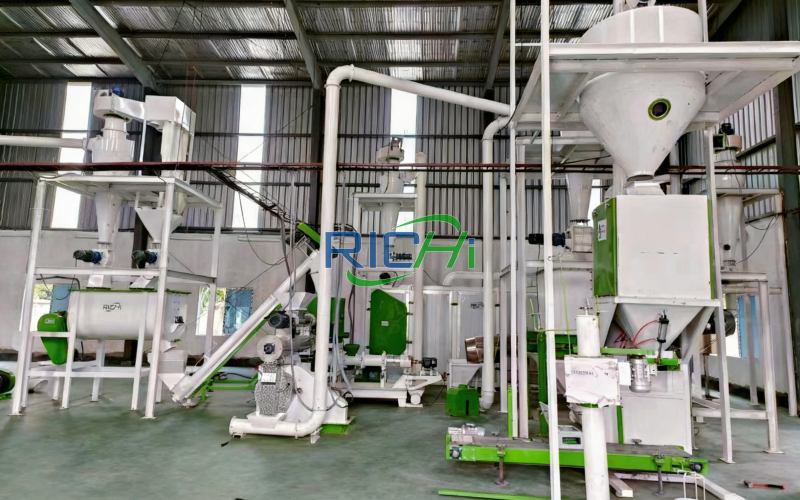 1-1.5T/H Fish Feed Line and 2TPH Chicken Feed Pellet Line