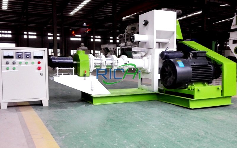 Single-screw Dry type Fish Feed Pellet Extruder