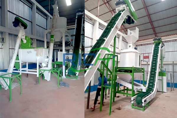 3-5 TH Chicken feed production line in Algeria
