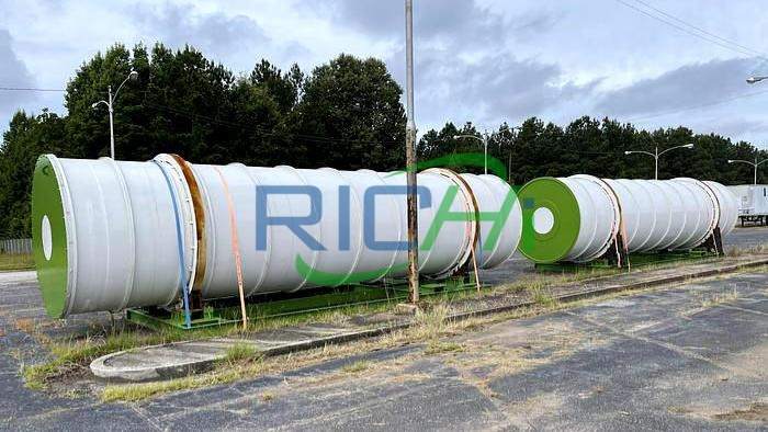 Tree Dryer in USA 10tph Wood Pellet Production Line