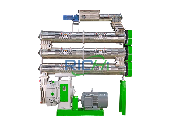 double belt fish feed granulator machine