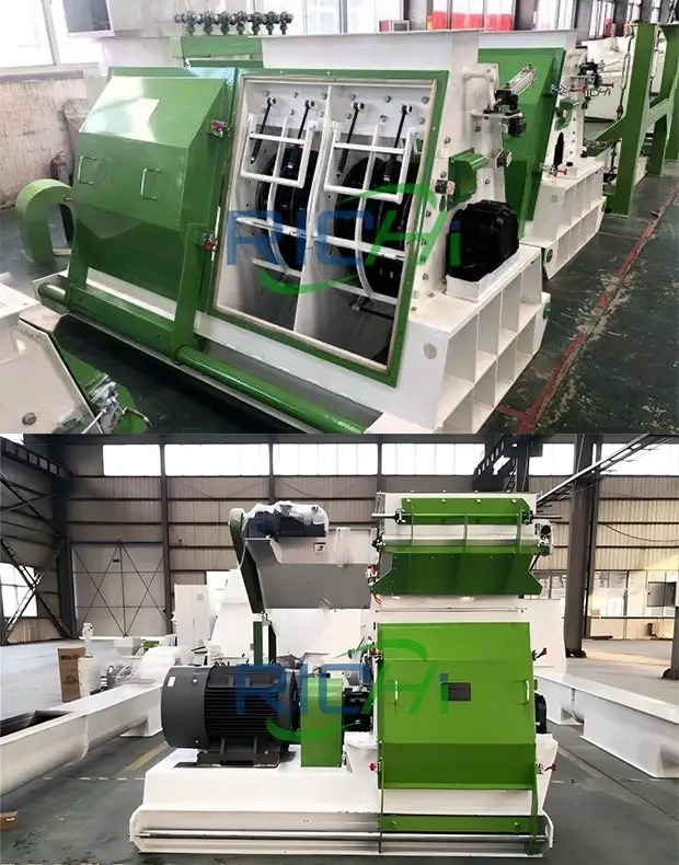 wood crushing machine and its screen