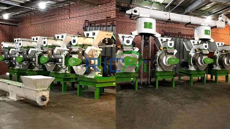 10 टन प्रति घंटे वुड पेलेट बनाने की मशीन कनाडा