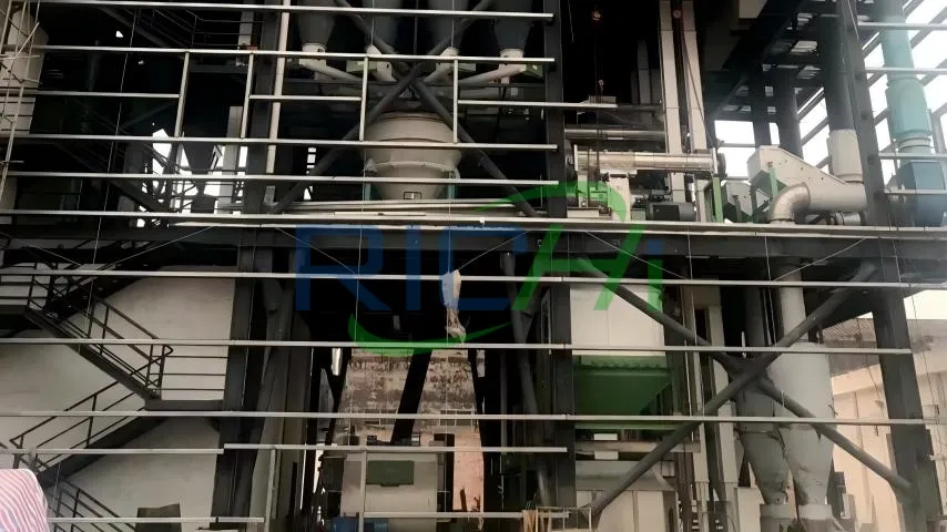 ماشین فرآوری خوراک با ظرفیت ۱۰–۱۲ تن در ساعت در ازبکستان
