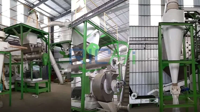 3-4 T/H Animal feed pellet Making machine south africa