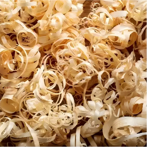 सॉमिल से लकड़ी की छीलन