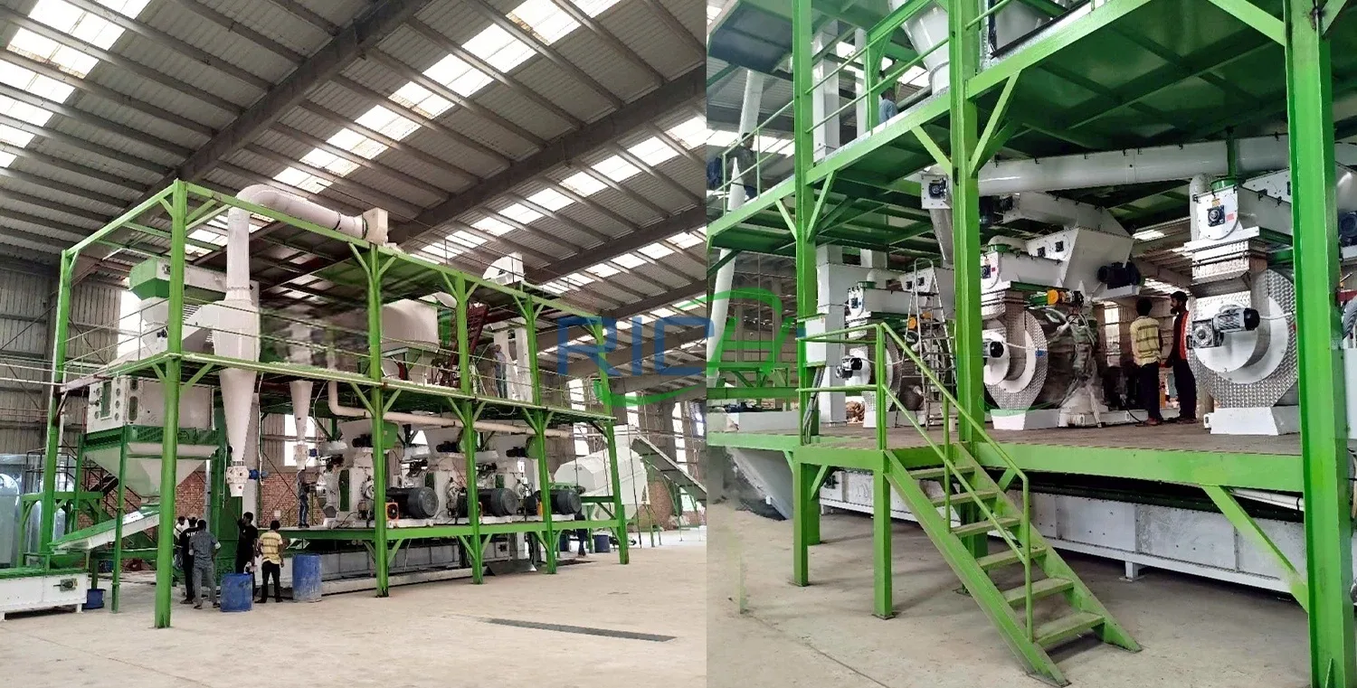 20tph straw pellet production line in Bangladesh