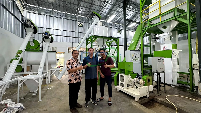 Mesin Ekstrusi Pakan Ikan Tipe Kering Mengapung 0,8–1 т/H Indonesia