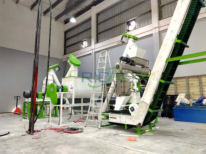 Máquina de pellets para ração bovina TPH 1-2, da Holanda, para TMR