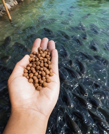 pakan ikan terapung