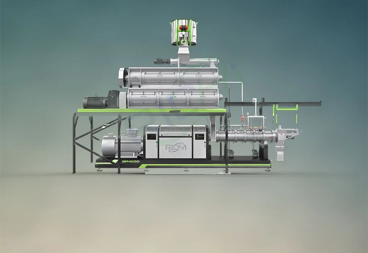 wet fish feed extruder