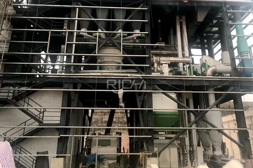 15-16 T/H Chicken Feed Pelleting Machine in Armenia
