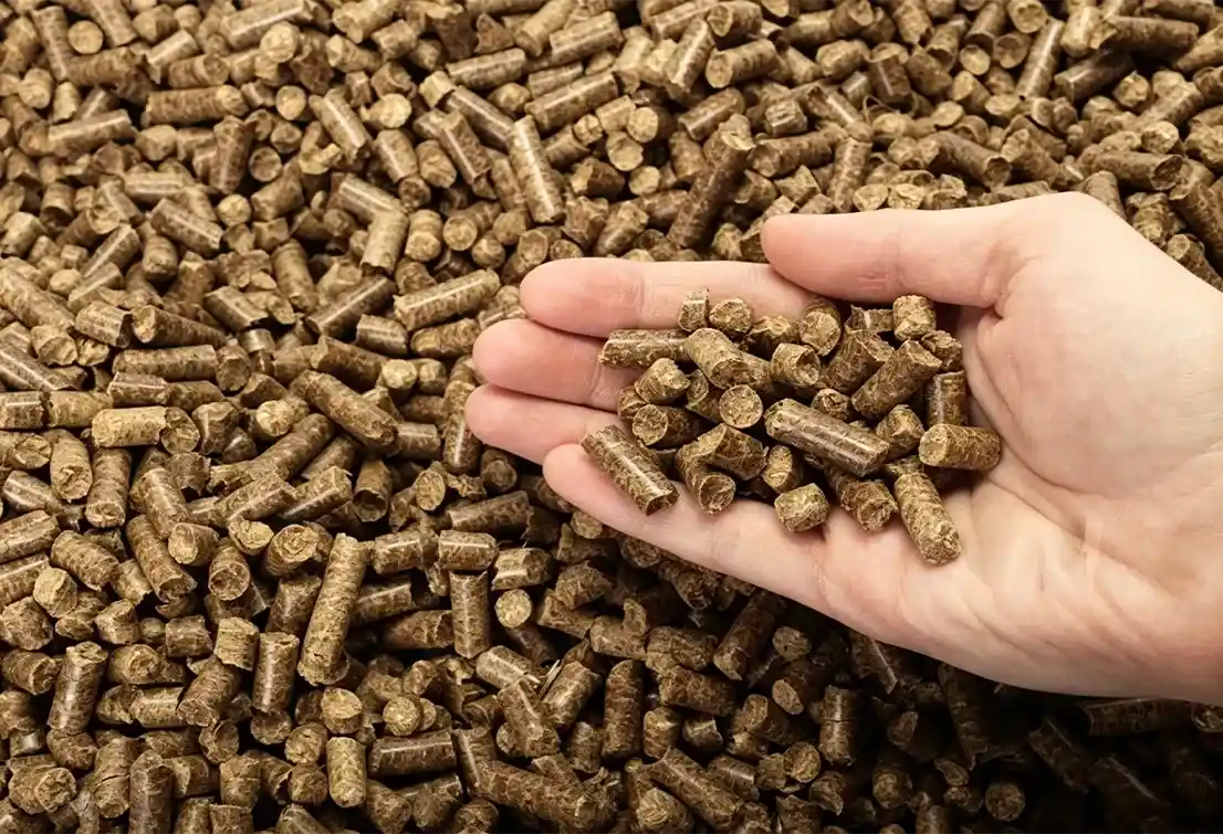 pellets de hojas