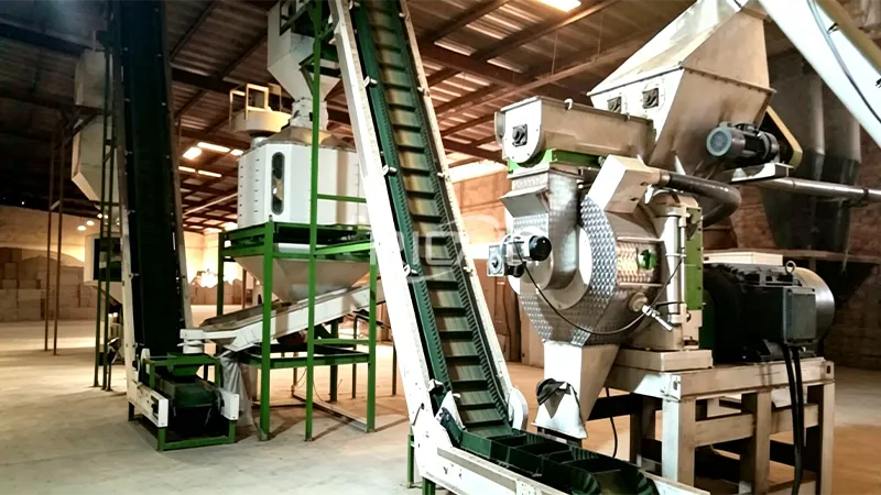 Francia: linea di lavorazione per lettiere in pellet di paglia da 2,5-3 t/h
